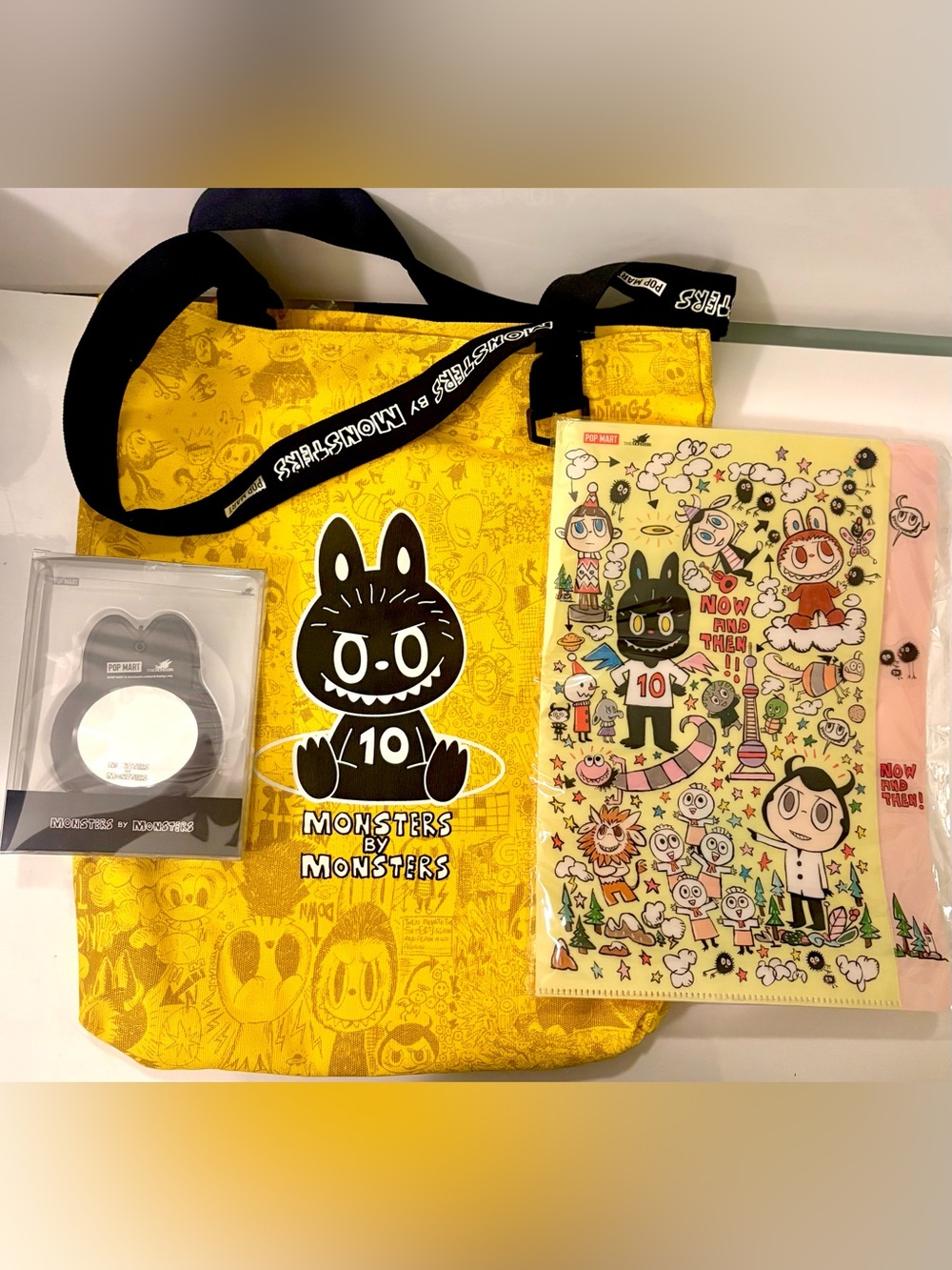 10th Anniversary Monsters by Monsters Canvas Tote-Folder-Mirror/Chain!